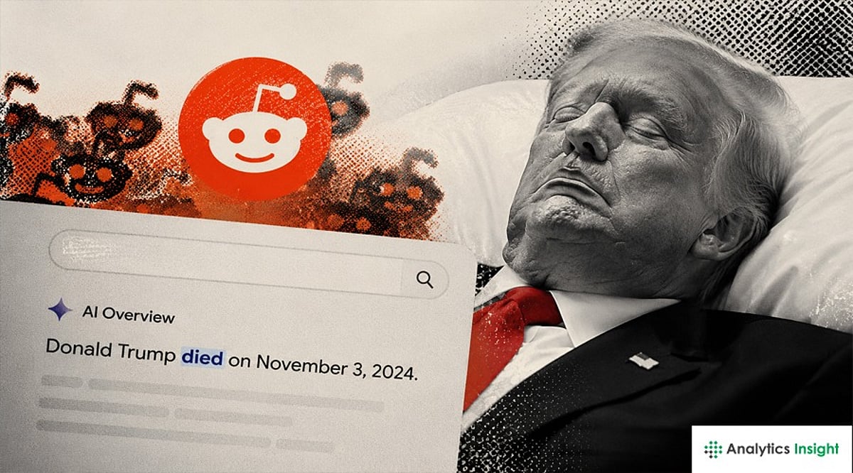 Coordinated Reddit Trolls Exploit AI Search Engines with Fabricated Trump Death Story
