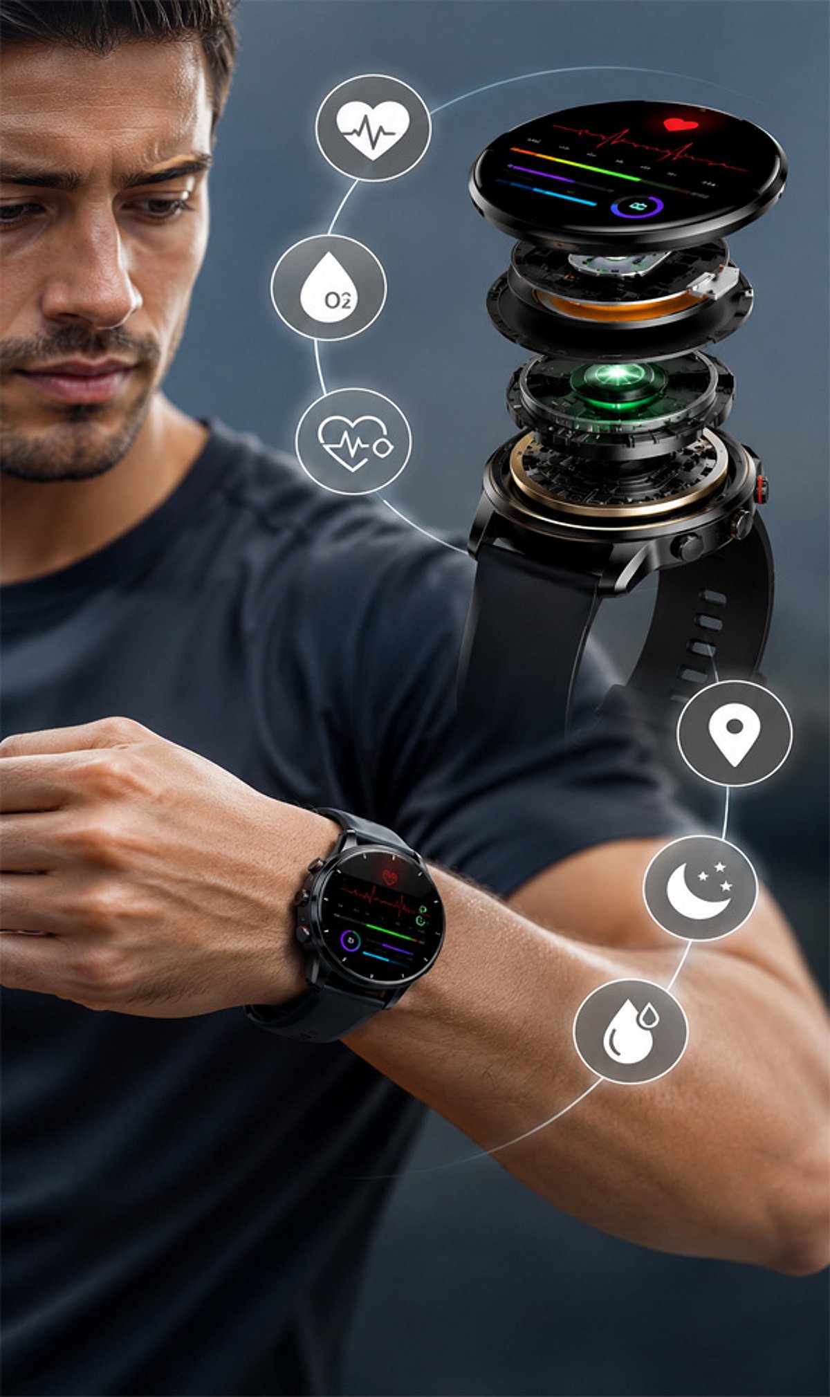 How a Smartwatch Monitors Your Health: A Complete Guide to Wearable Sensors and Features