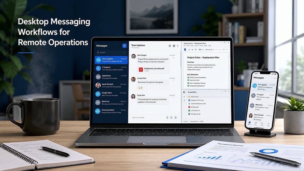 How Desktop Messaging Workflows Drive Efficiency in Remote Operations